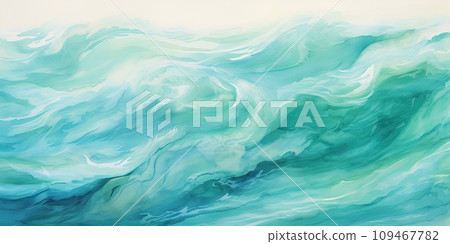 Sea Wave Watercolor Background, Aquarelle Tsunami Pattern, Watercolor Surfing Banner, Ocean Ripple Sea Wave Watercolor Background, Aquarelle Tsunami Pattern, Watercolor Surfing Banner, Ocean Ripple 109467782