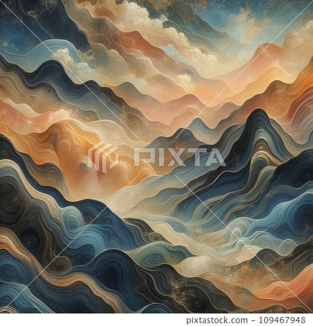 Colorful abstract background. Digital painting with texture, bright colors and gradients 109467948