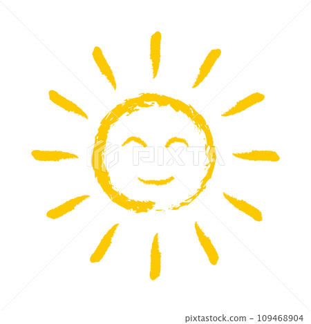 Sun illustration, icon representing sunlight Sun illustration, icon representing sunlight 109468904