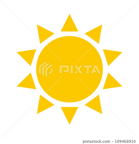 太陽圖,代表陽光的圖標 太陽圖,代表陽光的圖標 109468910