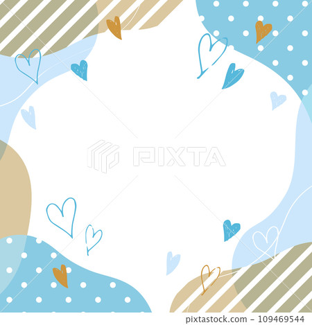 時尚白色情人節橫幅素材_無文字 (1:1) 109469544