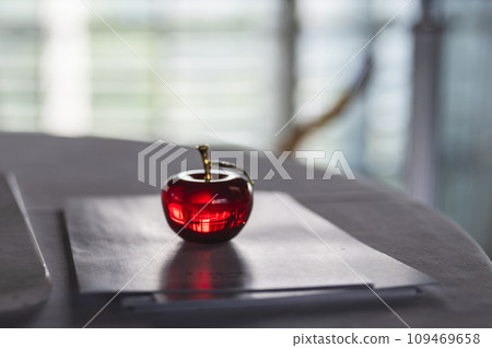 red glass apple object red glass apple object 109469658