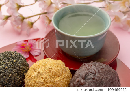 Ohagi 三色 Ohagi 春分泡茶 Ohagi 三色 Ohagi 春分泡茶 109469911