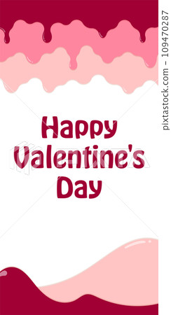 Frame material_Dripping liquid_Pink 109470287