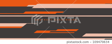 Abstract modern wide sports banner background design with horizontal modern shapes and lines Abstract modern wide sports banner background design with horizontal modern shapes and lines 109470634