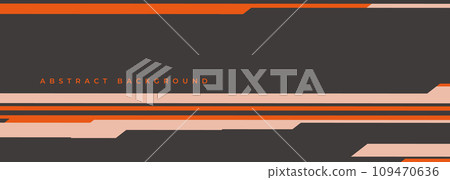 Abstract modern wide sports banner background design with horizontal modern shapes and lines Abstract modern wide sports banner background design with horizontal modern shapes and lines 109470636