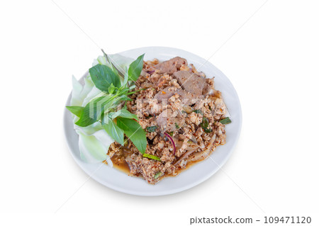 Salad, Thailand, Pork, Spice, Ground Pork Salad, Thailand, Pork, Spice, Ground Pork 109471120