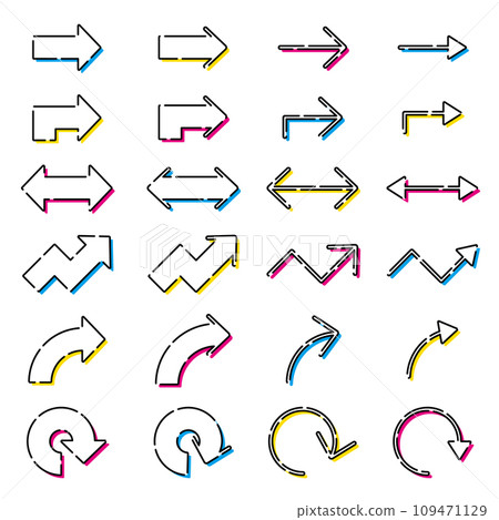 簡單箭頭組(24種) 簡單箭頭組(24種) 109471129