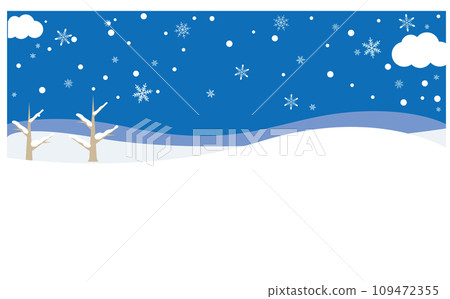 Seamless snow background Seamless snow background 109472355