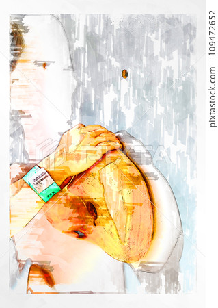 素描抱石抱石牆牆木抱攀岩健身房抱石健身房 109472652