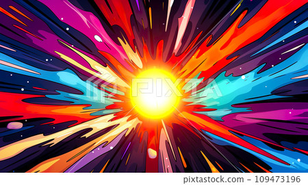 多彩卡通風格爆款背景“AI生成圖像” 109473196