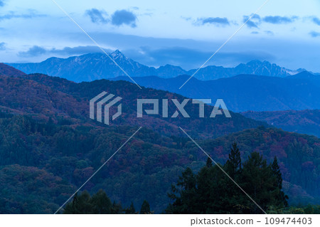 黎明後的立山山脈 黎明後的立山山脈 109474403