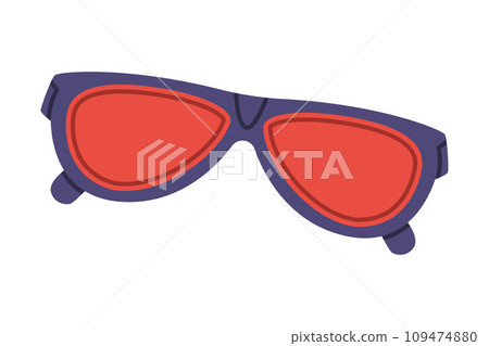 Goggles or Glasses Eyewear Climbing Equipment Vector Illustration 109474880
