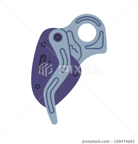 Rope Hand Ascender as Climbing Equipment Vector Illustration Rope Hand Ascender as Climbing Equipment Vector Illustration 109474883