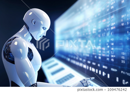Robot hominoid study human beings and learning development Robot hominoid study human beings and learning development 109476242
