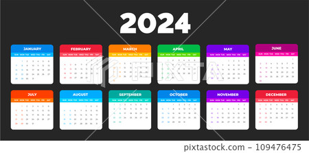 2024 colorful Calendar Desktop Planner Template set. Corporate business wall or desk simple Planner 2024 colorful calendar with week start Sunday. Set of 2024 Calendar Planner Template bundle. 2024 colorful Calendar Desktop Planner Template set. Corporate business wall or desk simple Planner 2024 colorful calendar with week start Sunday. Set of 2024 Calendar Planner Template bundle. 109476475