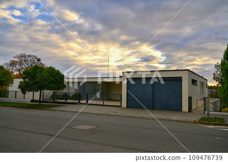 Villa Tugendhat Brno - Czech Republic. Modern architecture of functionalist and internationalist German architect Ludwig Mies van der Rohe. UNESCO World Heritage Site. 109476739