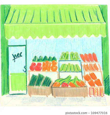 Stylish greengrocer (AI) Stylish greengrocer (AI) 109477016
