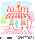 Stylish ice cream shop (AI) 109477021