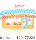 Stylish hamburger shop (AI) 109477024