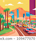 Las Vegas scenery (AI) 109477070