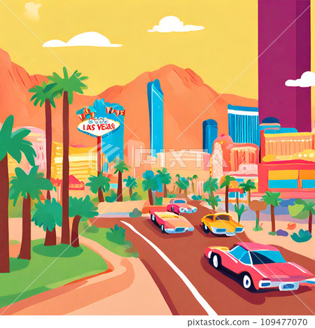 拉斯維加斯風光（AI） 109477070