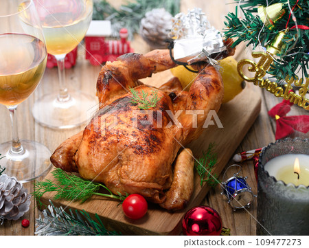 roast chicken christmas roast chicken christmas 109477273