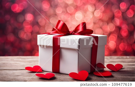 Heartfelt gift: Valentine's Day box 109477619