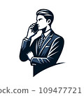 Businessman on the phone 109477721