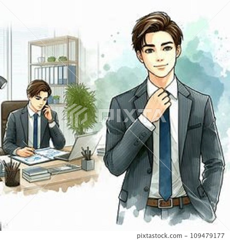 A young businessman A young businessman 109479177