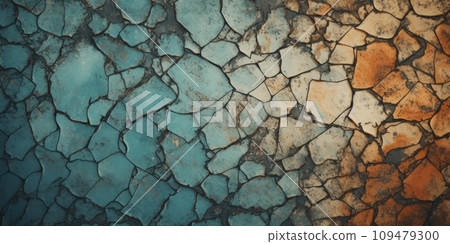 Old surface with cracked paint Old surface with cracked paint 109479300