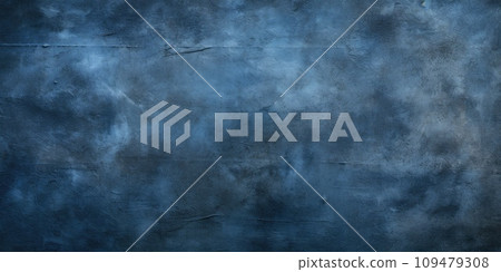 Dark blue concrete wall for background 109479308