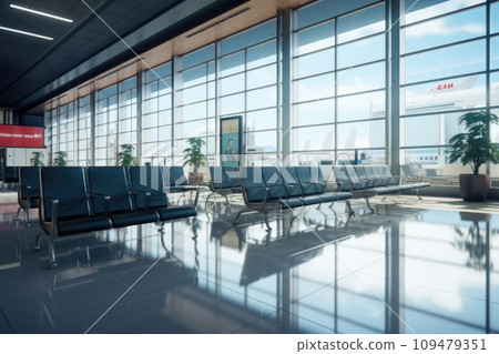 Airport waiting room 109479351