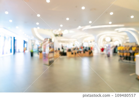 abstract blur and defocused luxury shopping mall and retail store for background 109480557