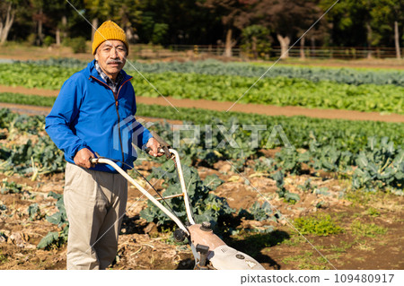 Cultivator and farmer man Cultivator and farmer man 109480917