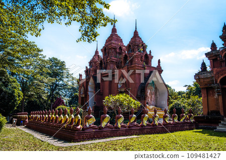 Wat Khao Angkhan temple in Buriram, Thailand Wat Khao Angkhan temple in Buriram, Thailand 109481427