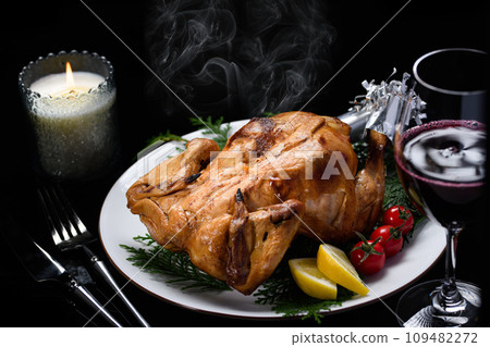 roast chicken roast chicken 109482272