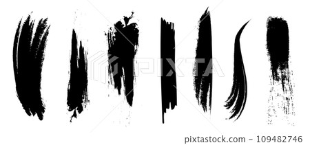 beautiful brush strokes 109482746