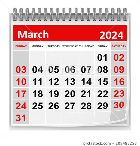 Calendar - March 2024 Calendar - March 2024 109483258