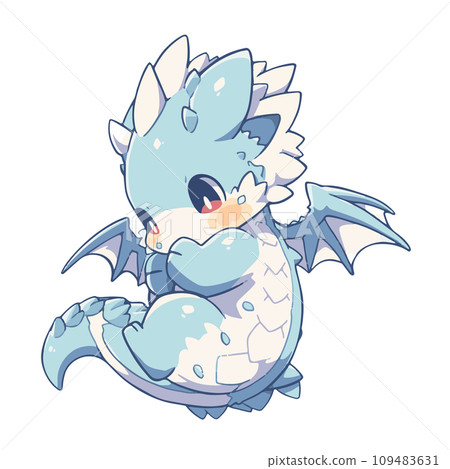 七彩龍人物插畫新年插畫 109483631