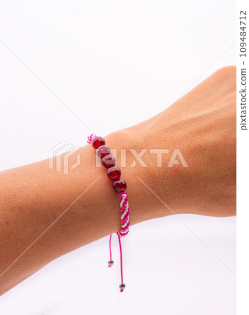 Garnet braslet accessory, beautiful, decoration Garnet braslet accessory, beautiful, decoration 109484712