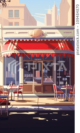 Classic American retro cafe Classic American retro cafe 109484870