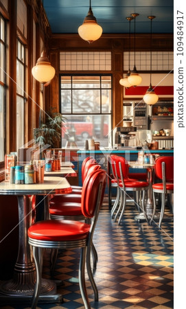 Classic American retro cafe Classic American retro cafe 109484917