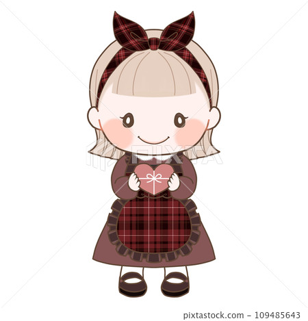 A girl with a heart A girl with a heart 109485643