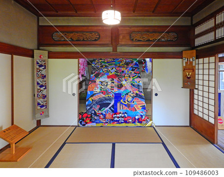 福岡縣築條町舊藏內宅邸的端午節裝飾 109486003