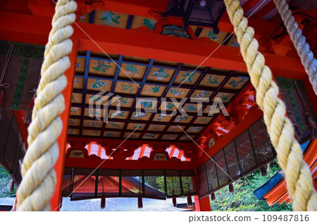 Ceiling painting of the hall of worship of Hirakami Shrine (Ibusuki, Kagoshima Prefecture) Ceiling painting of the hall of worship of Hirakami Shrine (Ibusuki, Kagoshima Prefecture) 109487816