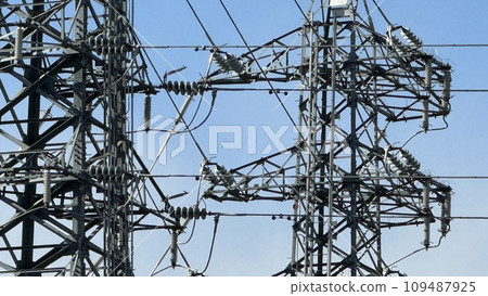 Scenery of steel tower 109487925