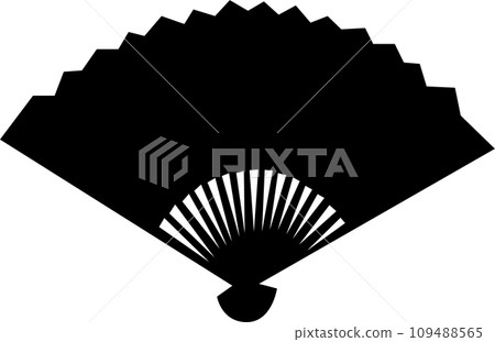 扇子剪影 109488565