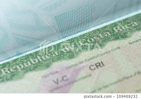 Travel to Costa Rica theme 109489232