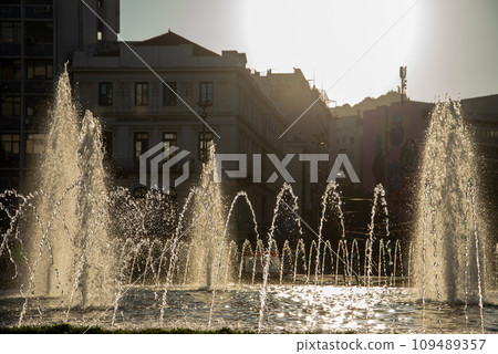Very beautiful scenery of Omonia Square in the center of Athens, Greece Very beautiful scenery of Omonia Square in the center of Athens, Greece 109489357